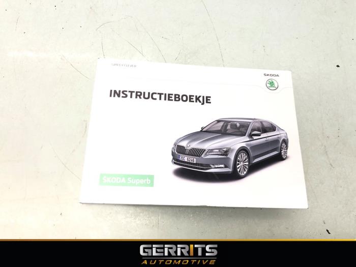 Używane Instrukcja Skoda Superb Combi (3V5) 1.6 TDI Cena € 24,99 Procedura marży oferowane przez Gerrits Automotive BV
