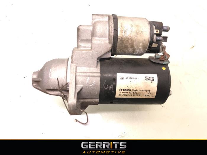 Used Starter Opel Meriva (B) 1.4 Turbo 16V Ecotec Price € 19,99 Margin scheme offered by Gerrits Automotive BV