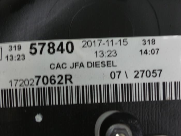 Réservoir de carburant d'un Renault Scénic IV (RFAJ) 1.5 Energy dCi 110 2017