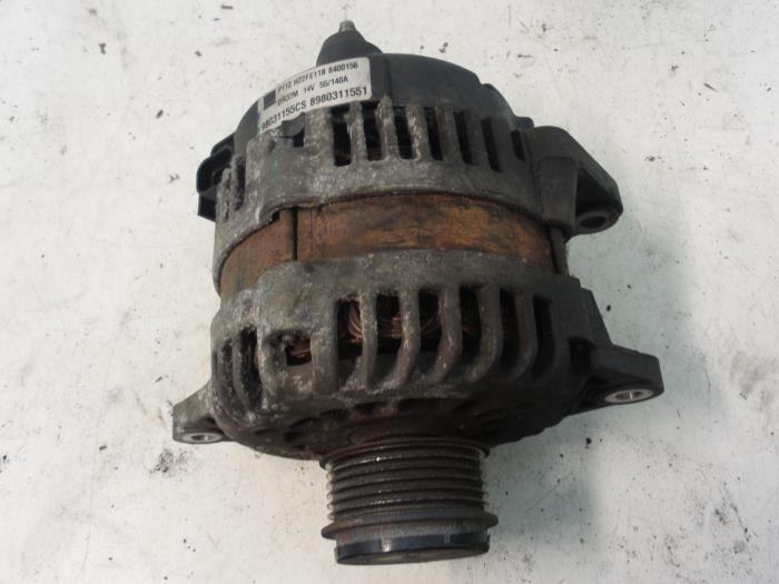 Gebrauchte Dynamo Opel Zafira Mk.II (M75) 1.7 CDTI 16V Preis € 100,00 Margenregelung angeboten von Autodemontage van de Laar