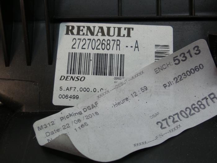 Heizgehäuse van een Renault Master 2017