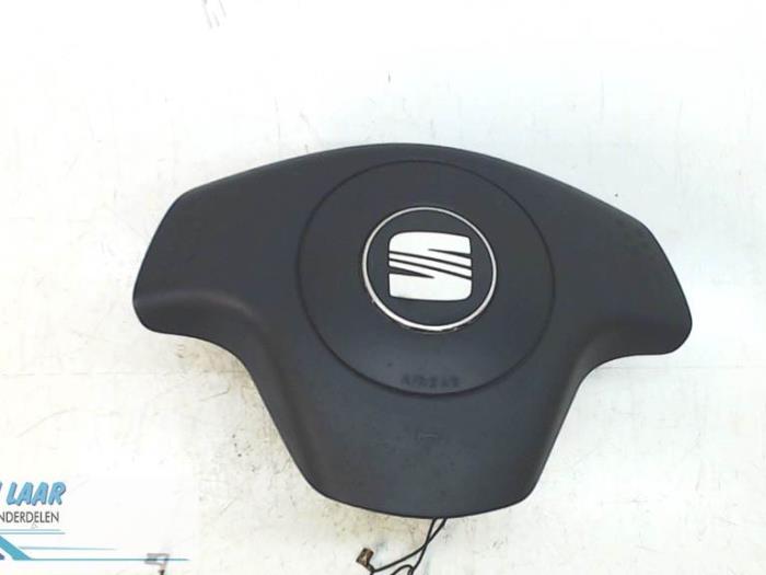 Left airbag (steering wheel) from a Seat Ibiza III (6L1) 1.2 12V 2002