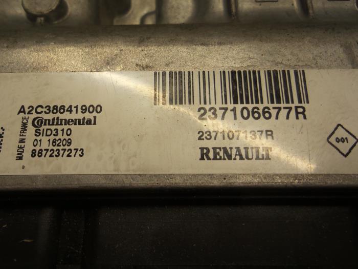 Steuergerät Motormanagement van een Renault Megane 2016
