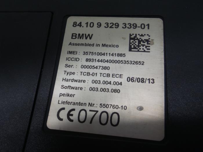 Module (miscellaneous) from a BMW 3 serie (F30) 320i 1.6 16V EfficientDynamicsEdition 2014