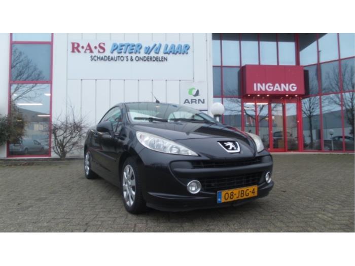 Używane Twardy dach cabrio Peugeot 207 CC (WB) 1.6 16V Cena € 500,00 Procedura marży oferowane przez Autodemontage van de Laar