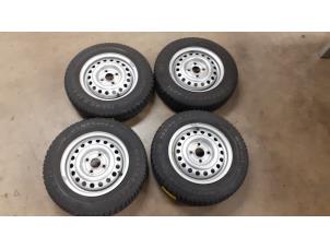 Used Set of wheels + tyres Chevrolet Spark Price on request offered by Autodemontage van de Laar