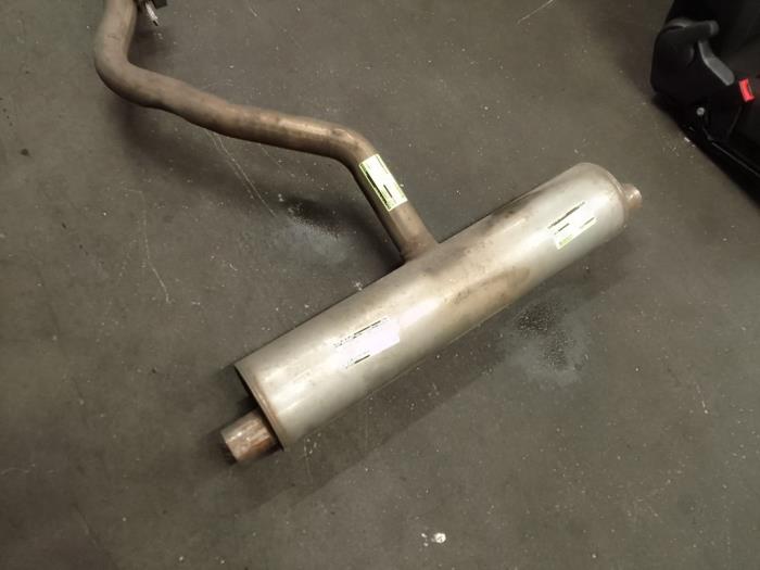 Exhaust rear silencer from a BMW X6 (F16) xDrive30d 3.0 24V 2015