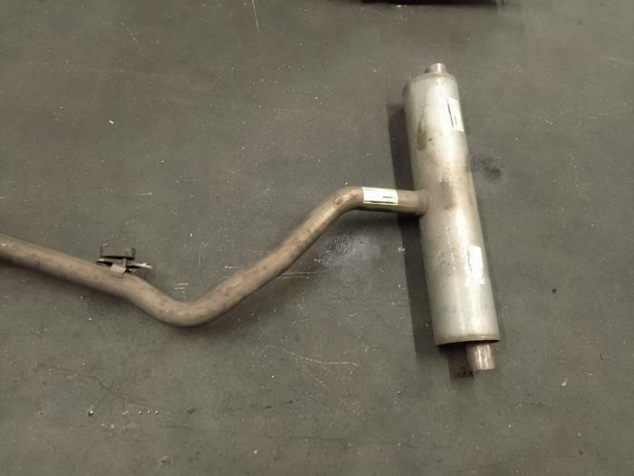 Exhaust rear silencer from a BMW X6 (F16) xDrive30d 3.0 24V 2015