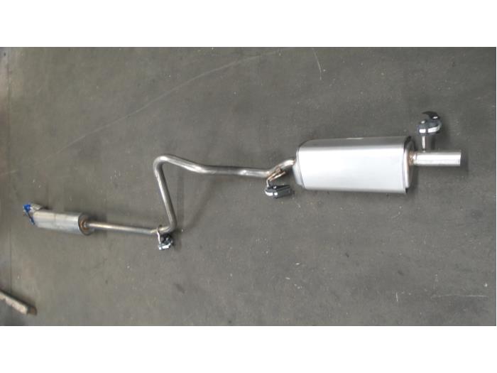 Exhaust (complete) from a Renault Clio V (RJAB) 1.3 TCe 130 16V 2019