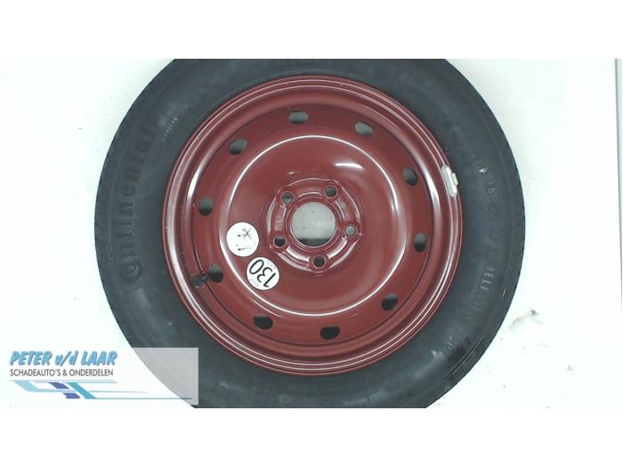 Space-saver spare wheel from a Renault Laguna Coupé (DT) 2.0 dCi 16V 150 2012
