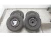 Set of wheels + tyres from a Renault Megane 2017