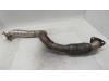 Exhaust front section from a Opel Astra K Sports Tourer, 2015 / 2022 1.0 Turbo 12V, Combi/o, Petrol, 999cc, 77kW (105pk), FWD, B10XFT, 2016-01 / 2022-12, BC8EA; BD8EA; BE8EA; BF8EA 2017