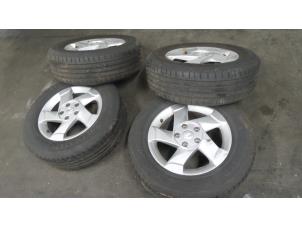 Used Sport rims set + tires Dacia Duster (HS) 1.5 dCi Price € 400,00 Margin scheme offered by Autodemontage van de Laar