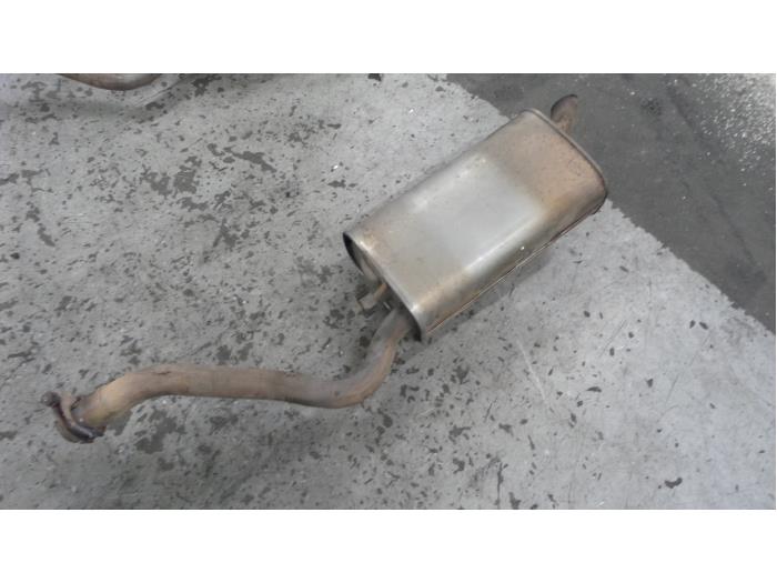 Exhaust rear silencer from a Fiat Doblo 2013