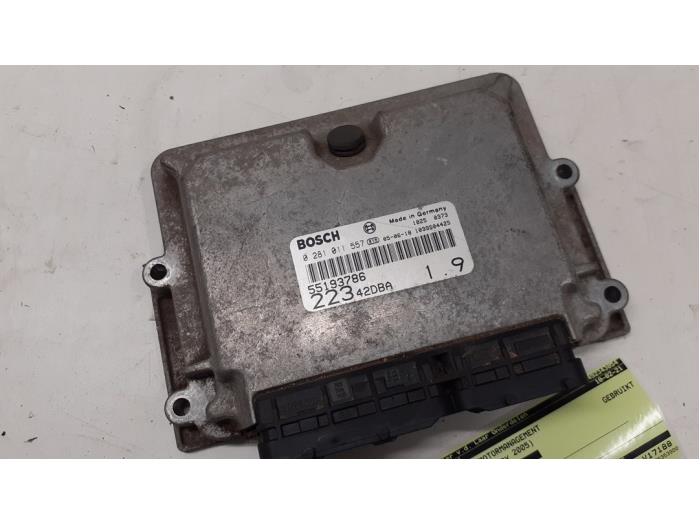 Used Engine management computer Fiat Doblo Cargo (223) 1.9 JTD Price € 150,00 Margin scheme offered by Autodemontage van de Laar