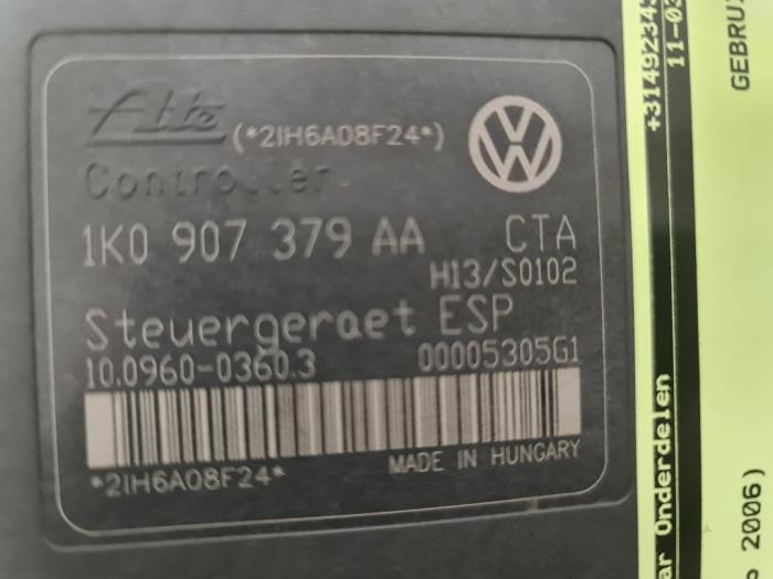 Begagnade ABS-pump Audi A3 (8P1) 2.0 16V FSI Pris € 150,00 Marginaltabell erbjuds av Autodemontage van de Laar