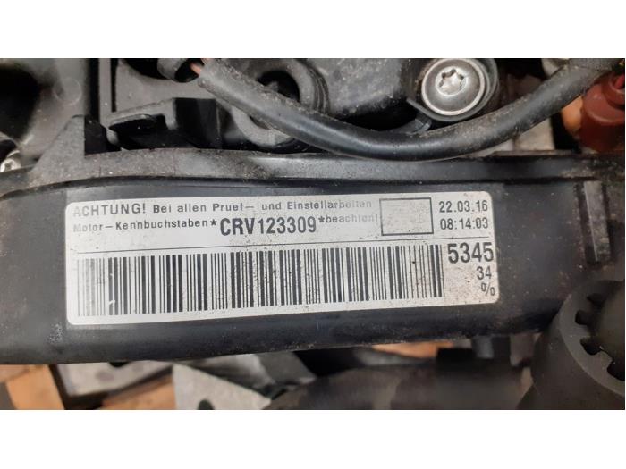 Engine from a Volkswagen Touran (5T1) 2.0 TDI 110 2016