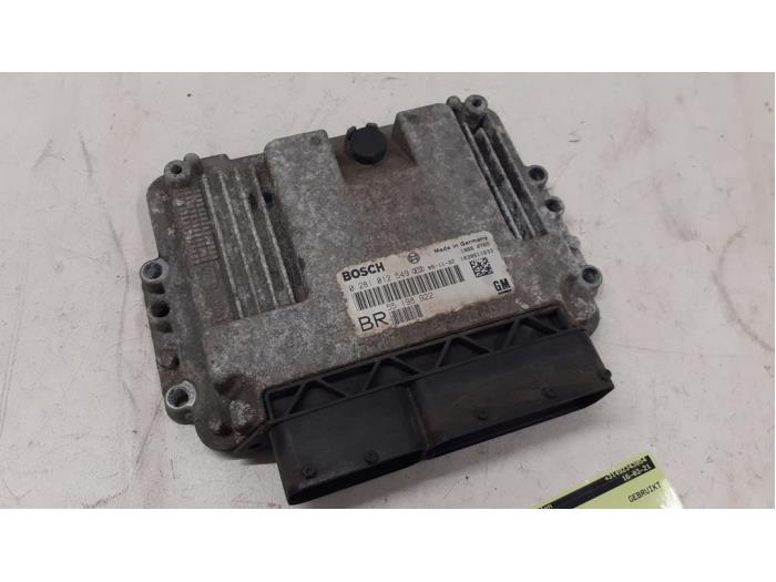Used Engine management computer Opel Zafira 1.8 16V Ecotec Price € 100,00 Margin scheme offered by Autodemontage van de Laar