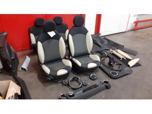 Used Set of upholstery (complete) Mini Mini (R56) 1.6 16V Cooper Price on request offered by Autodemontage van de Laar
