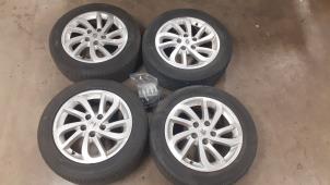 Used Sport rims set + tires Renault Megane III Coupe (DZ) 1.5 dCi 110 Price on request offered by Autodemontage van de Laar