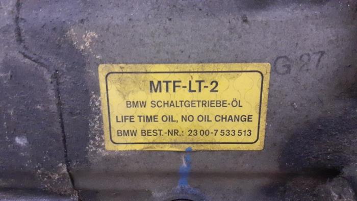 Caja de cambios de un BMW 1 serie (E87/87N) 116i 1.6 16V 2006