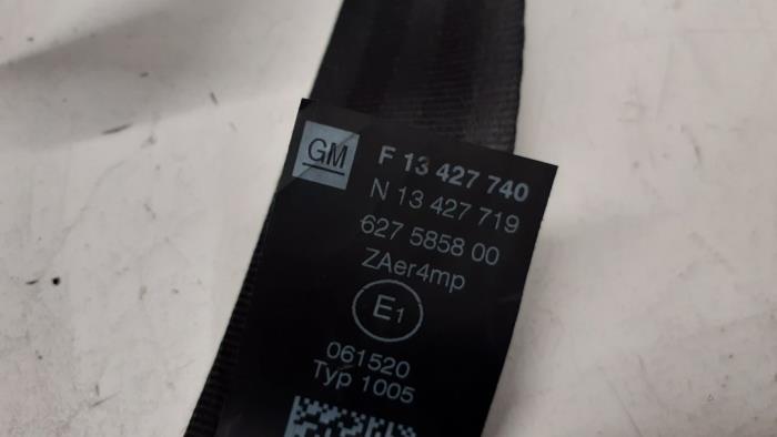 Front seatbelt, left from a Opel Corsa E 1.2 16V 2016