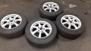 Used Set of sports wheels + winter tyres Renault Megane III Berline (BZ) 1.2 16V TCE 115 Price on request offered by Autodemontage van de Laar