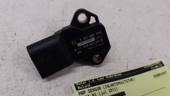 Begagnade MAP-sensor (insugsrör) Audi A1 (8X1/8XK) 1.4 TFSI 16V 122 Pris € 20,00 Marginaltabell erbjuds av Autodemontage van de Laar