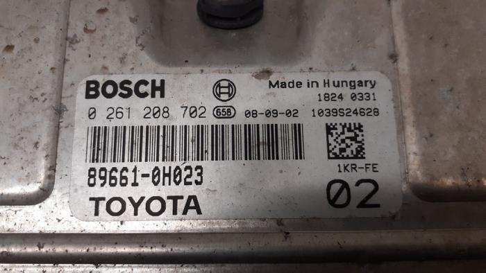 Used Engine management computer Toyota Aygo (B10) 1.0 12V VVT-i Price € 120,00 Margin scheme offered by Autodemontage van de Laar