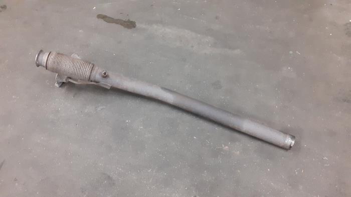 Exhaust front section from a Volkswagen Transporter T5 2.0 TDI DRF 2014