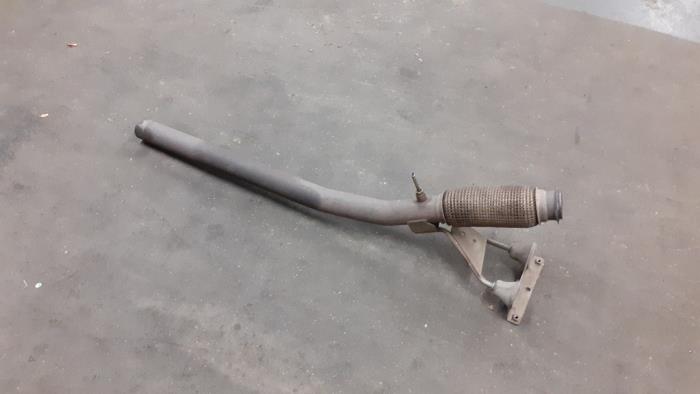 Exhaust front section from a Volkswagen Transporter T5 2.0 TDI DRF 2014