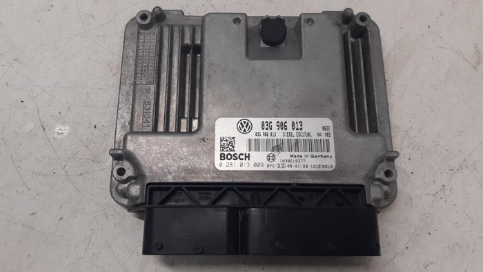 Used Engine management computer Volkswagen Polo IV (9N1/2/3) 1.9 TDI 100 Price € 120,00 Margin scheme offered by Autodemontage van de Laar