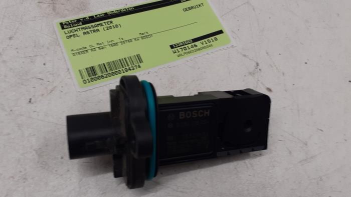 Gebrauchte Luftmassenmesser Opel Astra J (PC6/PD6/PE6/PF6) 1.6 16V Ecotec Preis € 35,00 Margenregelung angeboten von Autodemontage van de Laar