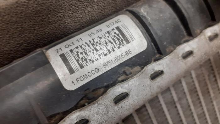 Radiateur d'eau d'un Ford Fiesta 6 (JA8) 1.25 16V 2012