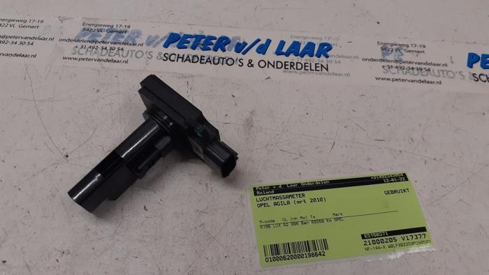 Gebrauchte Luftmassenmesser Opel Agila (B) 1.0 12V Preis € 50,00 Margenregelung angeboten von Autodemontage van de Laar