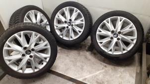 Used Set of sports wheels + winter tyres Citroen C4 Berline (LC) 1.6 16V VTi 120 Price on request offered by Autodemontage van de Laar