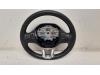 Steering wheel from a Peugeot 2008 (CU), 2013 / 2019 1.2 12V e-THP PureTech 110, MPV, Petrol, 1.199cc, 81kW, EB2DT; HNZ, 2015-01 / 2019-12 2017