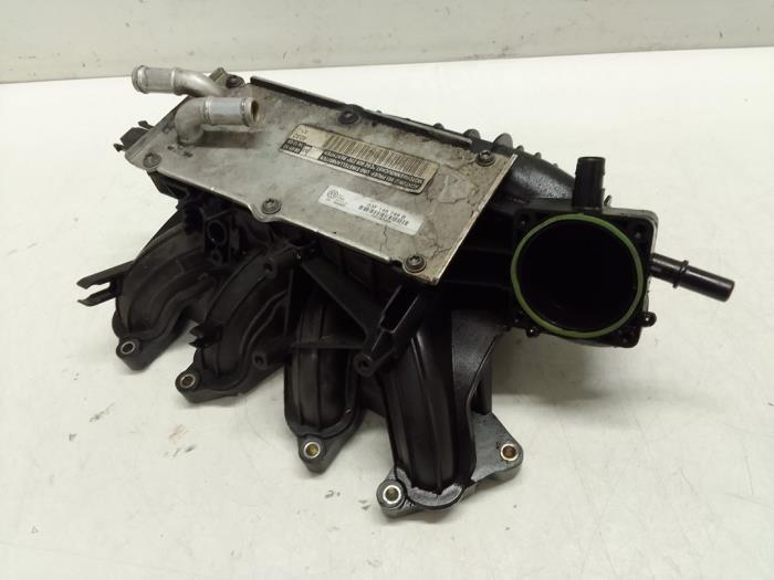 Intake manifold from a Volkswagen Polo V (6R) 1.2 TSI 2014