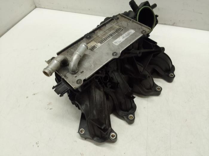 Intake manifold from a Volkswagen Polo V (6R) 1.2 TSI 2014