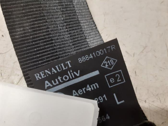 Ceinture de sécurité arrière gauche d'un Renault Grand Scénic III (JZ) 1.5 dCi 110 2013
