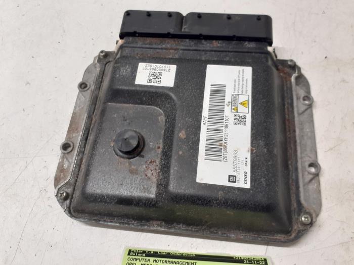 Engine management computer Opel Meriva (B), 2010 / 2017 1.7 CDTI 16V, MPV, Diesel, 1.686cc, 74kW (101pk), FWD, A17DT, 2010-06 / 2017-01 (Used)