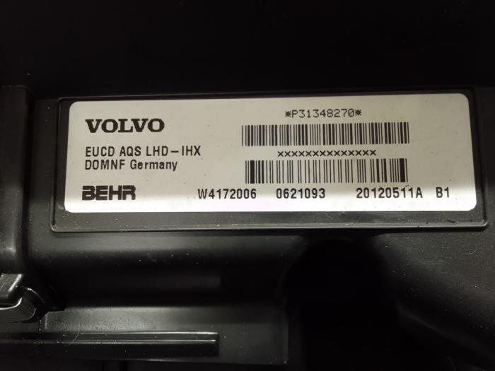 Heater housing from a Volvo V60 I (FW/GW) 1.6 DRIVe 2012