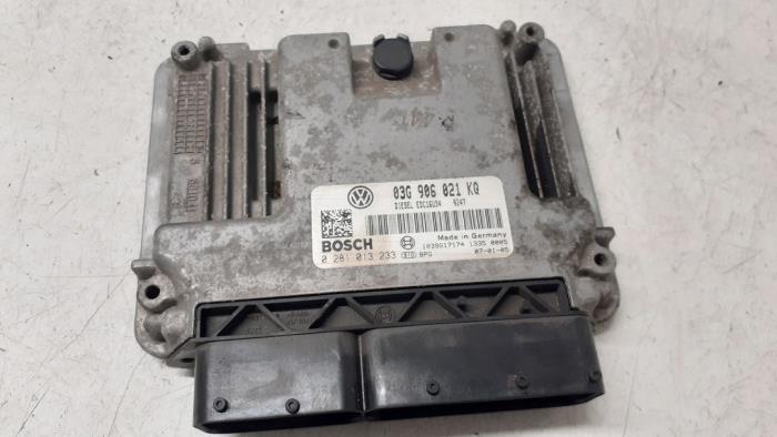 Used Engine management computer Volkswagen Golf Plus (5M1/1KP) 1.9 TDI 105 Price € 100,00 Margin scheme offered by Autodemontage van de Laar
