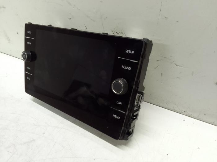 Display Multi Media control unit from a Volkswagen Polo VI (AW1)  2021