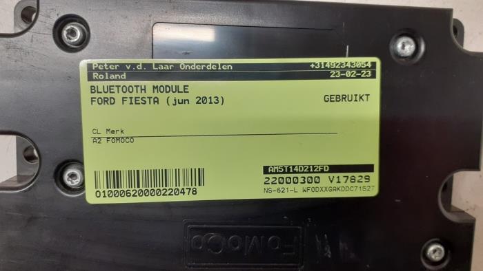 Module Bluetooth d'un Ford Fiesta 6 (JA8) 1.6 TDCi 16V ECOnetic 2013