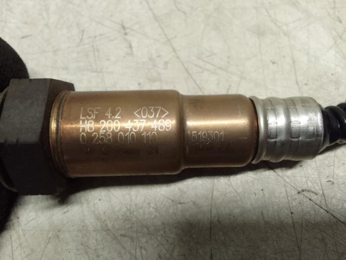 Sonde lambda d'un Renault Captur I (2R) 0.9 Energy TCE 12V 2015