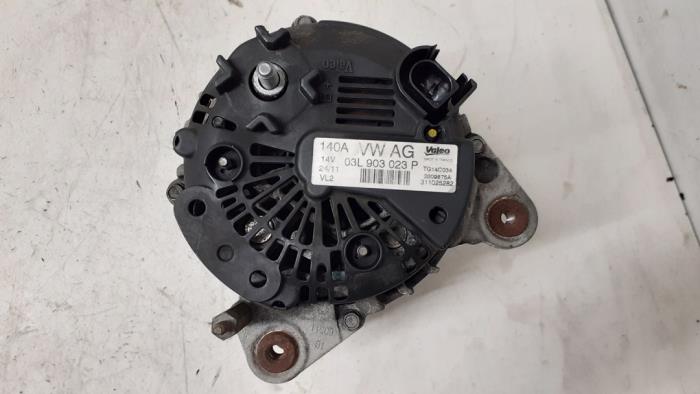 Begagnade Dynamo Volkswagen Transporter/Caravelle T5 2.0 TDI DRF Pris € 90,00 Marginaltabell erbjuds av Autodemontage van de Laar