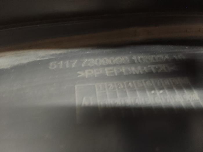 Hinterradfelge van een BMW X5 (F15) xDrive 40e PHEV 2.0 2015