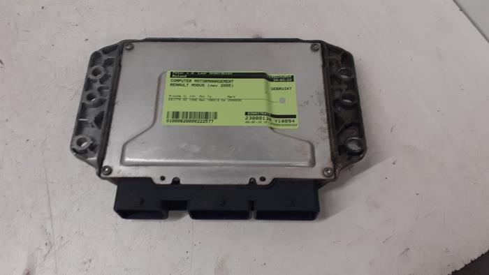 Used Engine management computer Renault Modus/Grand Modus (JP) 1.4 16V Price € 100,00 Margin scheme offered by Autodemontage van de Laar