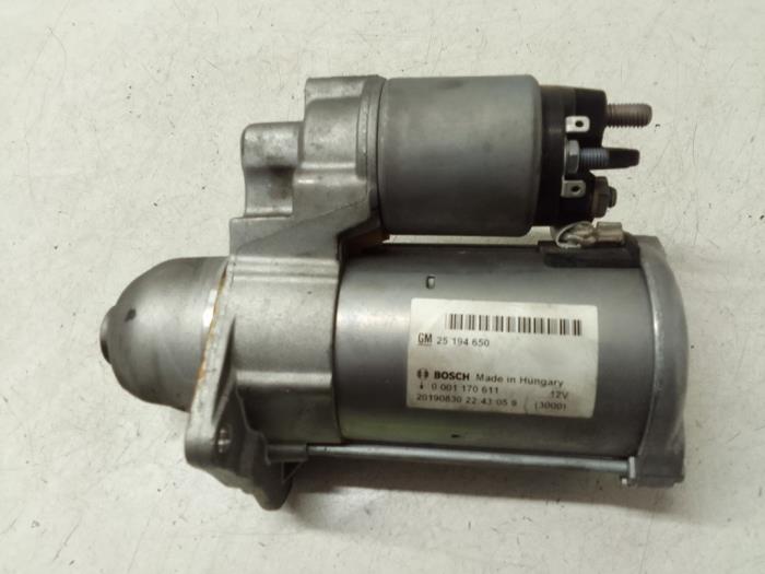 Gebrauchte Anlasser Opel Corsa E 1.4 16V ECOTEC LPG Preis auf Anfrage angeboten von Autodemontage van de Laar